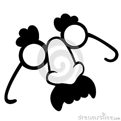 Disguise Mask Glasses Nose Moustache Cartoon Illustration