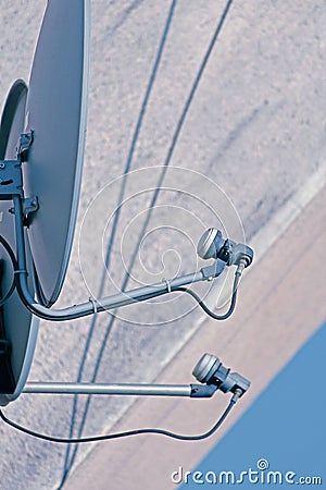 Dish antennas Stock Photo