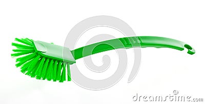 Dish-washing brush Stock Photo