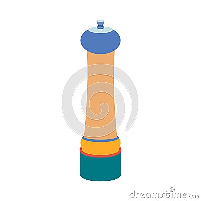 Dishes. Pepper, salt shaker Vector Illustration