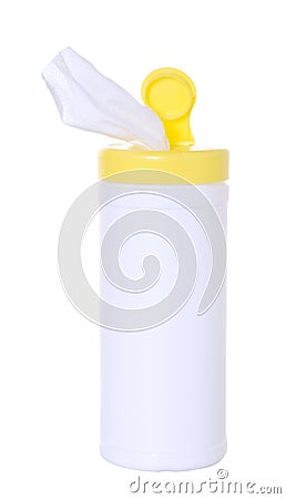 Disinfectant Wipes Stock Photo