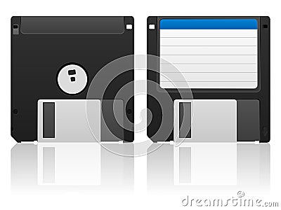 Diskette Vector Illustration