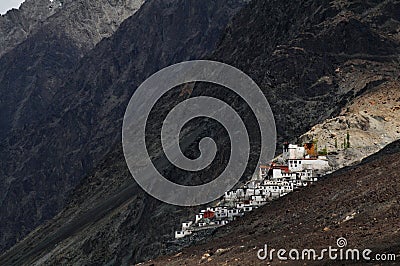 Diskit Monastery Stock Photo