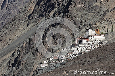 Diskit Monastery Stock Photo