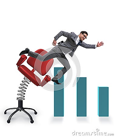 Dismissal and redundancy concept with businessman Stock Photo