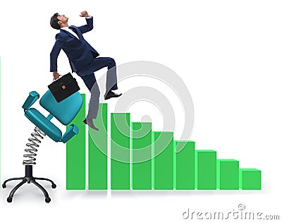 Dismissal and redundancy concept with businessman Stock Photo