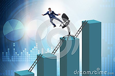 Dismissal and redundancy concept with businessman Stock Photo