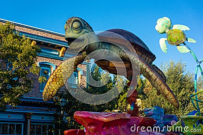 Disney California Adventure Pixar Parade Finding Nemo Editorial Stock Photo