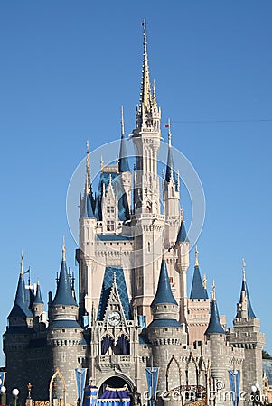 Disney Castle Editorial Stock Photo