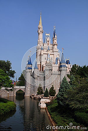 Disney Castle in magic kingdom Editorial Stock Photo