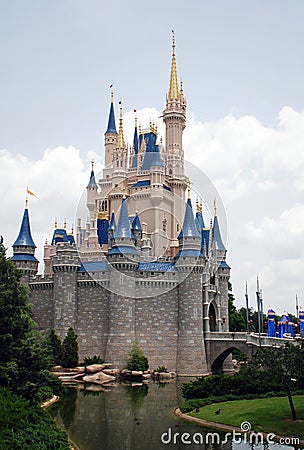 Disney Castle in magic kingdom Editorial Stock Photo