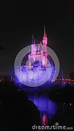 disney castle Editorial Stock Photo