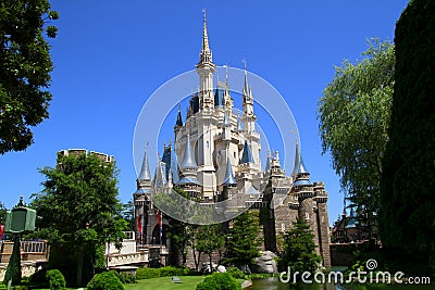 Disney Castle at Tokyo Disneyland Editorial Stock Photo