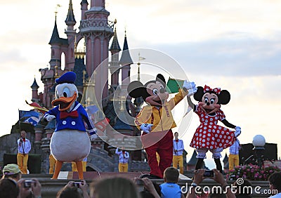 Disney characters Editorial Stock Photo