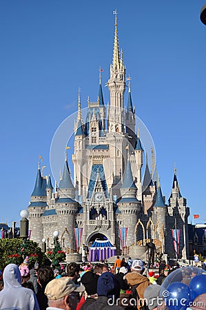 Disney Cinderella Castle Walt Disney World Editorial Stock Photo