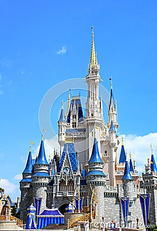 Disney Cinderella Castle Walt Disney World Editorial Stock Photo