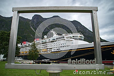 Disney Magic in Eidfjord Editorial Stock Photo