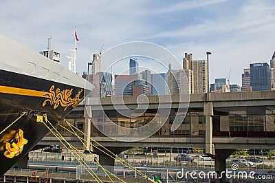 Disney Magic in New York Editorial Stock Photo