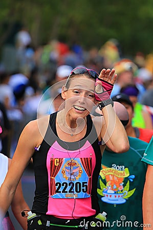 Disney Marathon running Editorial Stock Photo