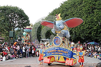 Disney parade Editorial Stock Photo