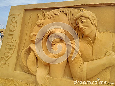 Disney Sand Magic Ostende Editorial Stock Photo