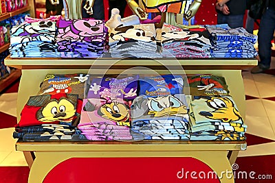 Disney store at hong kong airport Editorial Stock Photo