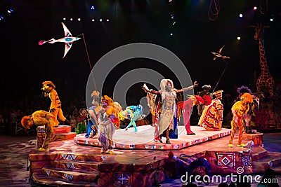 Disney World Festival Lion King Editorial Stock Photo