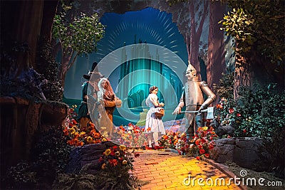 Disney World Wizard of Oz Great Movie Ride Editorial Stock Photo