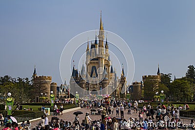 Disneyland Castle Editorial Stock Photo