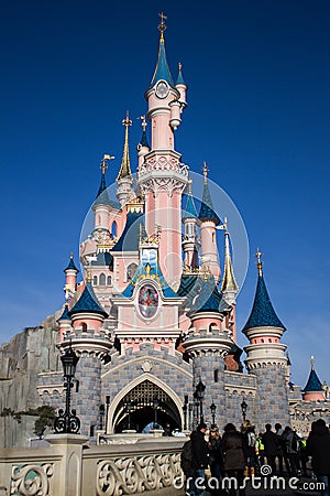 Disneyland Paris Castle Editorial Stock Photo