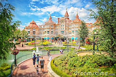 The Disneyland Paris Hotel Editorial Stock Photo