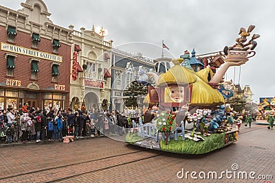 Disneyland Paris Parade Editorial Stock Photo