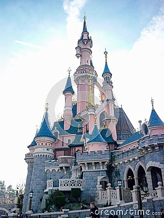 DISNEYLAND PARIS Princess Castle Editorial Stock Photo