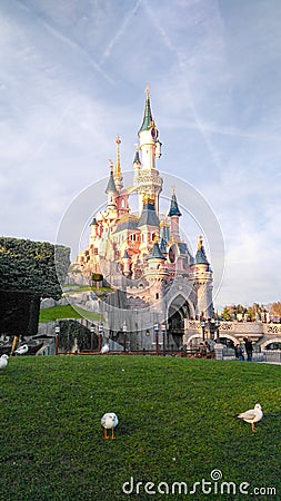 DISNEYLAND PARIS Princess Castle Editorial Stock Photo