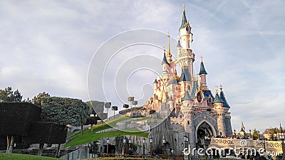 DISNEYLAND PARIS Princess Castle Editorial Stock Photo