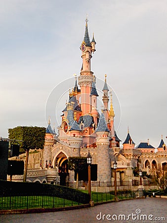 DISNEYLAND PARIS Princess Castle Editorial Stock Photo