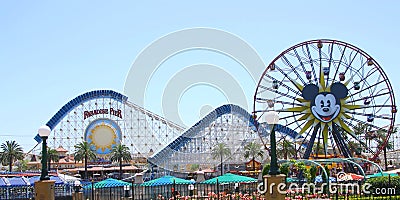 Disneyland Rides Editorial Stock Photo