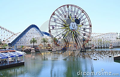 Disneyland Rides Editorial Stock Photo