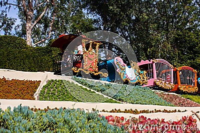Disneyland's Casey Jr. Circus Train Editorial Stock Photo