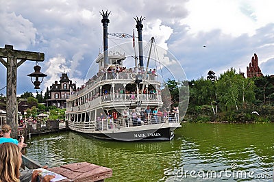 Disneyland Steamboat Editorial Stock Photo