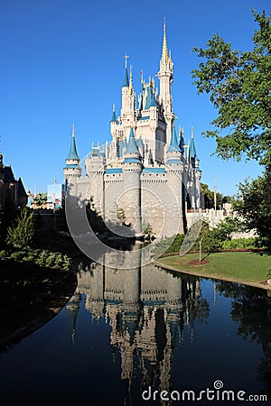 Disneyworld Magic Kingdom Castle Editorial Stock Photo