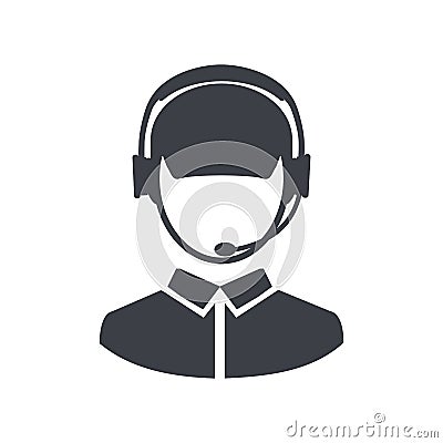 Dispatcher icon sign - vector Vector Illustration