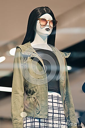 Display mannequin at Livat Shopping mall, Beijing, China Editorial Stock Photo