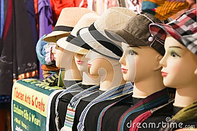 Display mannequin in the market Editorial Stock Photo