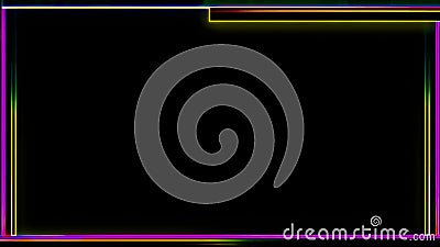 Display tech cyber interface overlays. Picture frame on isolated background. Border texture overlay for banner or cover Cartoon Illustration