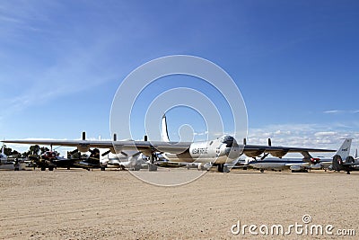 Displays at Pima Air and Space Museum Editorial Stock Photo