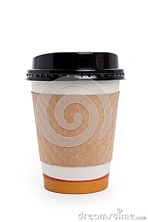 Disposable Coffee Cup Stock Photo