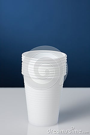 Disposable cups Stock Photo