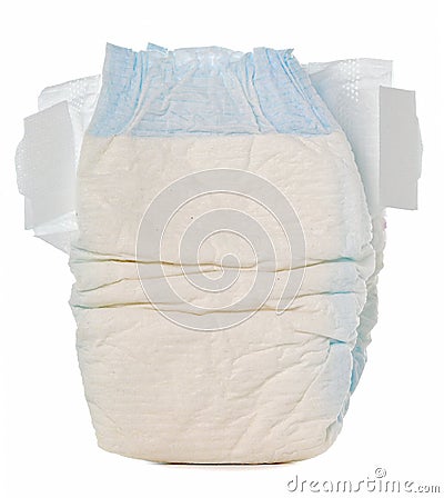 Disposable Diaper Stock Photo