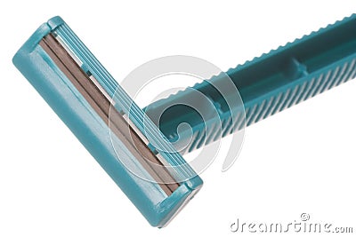 Disposable Razor Isolated Stock Photo